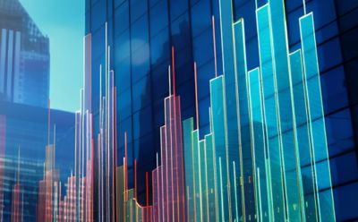 graphics superimposed on buildings | DXC Technology Insights